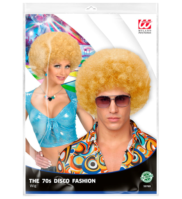 Perücke Disco 70er Jahre für Erwachsene | Blond