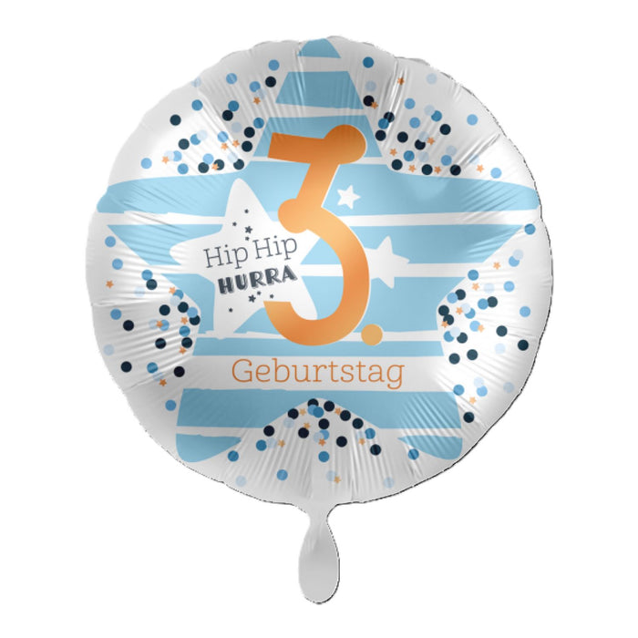 ABC18 Folienballon Ø 43cm "Hip Hip Hurra" #3