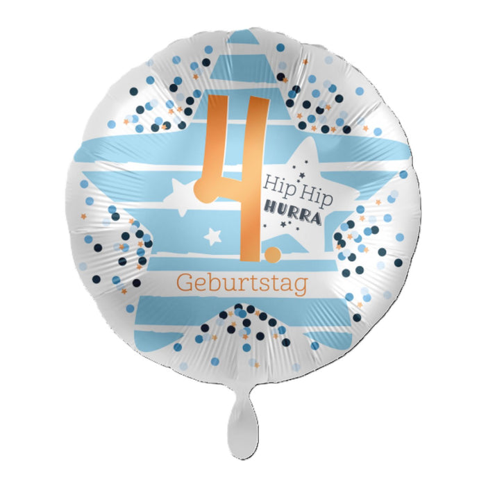 ABC18 Folienballon Ø 43cm "Hip Hip Hurra" #4