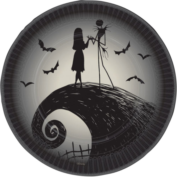 "Nightmare before Christmas" | Pappteller 8Stk./Ø22,8cm