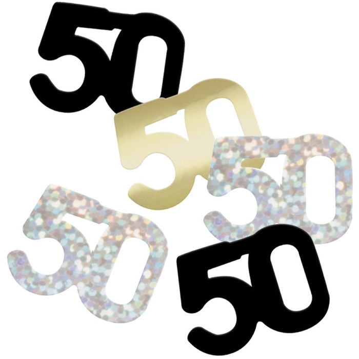 Konfetti FL Glitz 14g #50 Schwarz