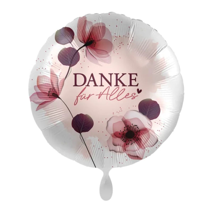 ABC18 Folienballon Ø 43cm "Danke für Alles"