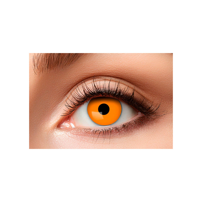 Farbige Kontaktlinsen "Halloween" | Motivlinsen Orange (w51)