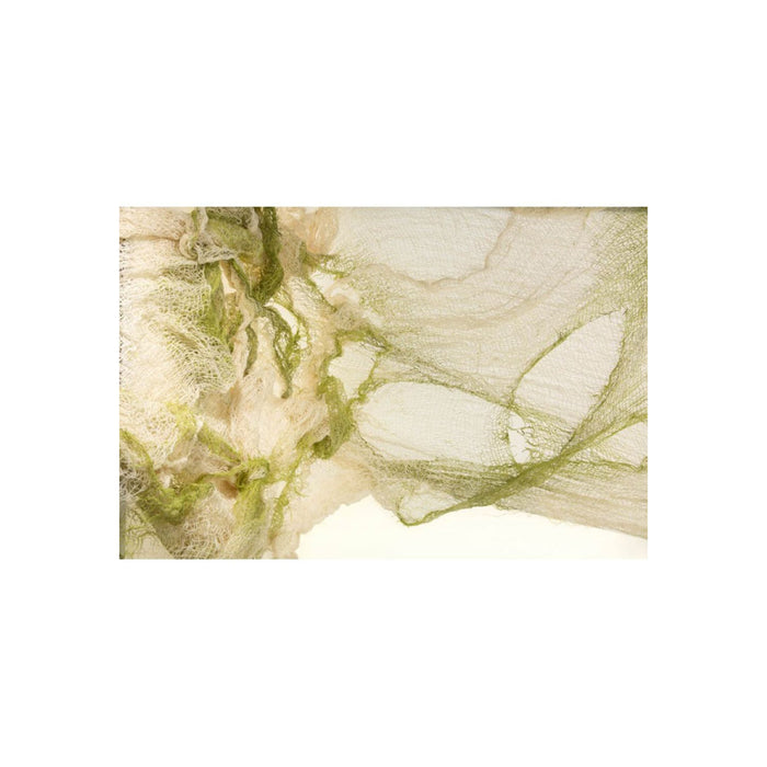 Dekostoff Lumpenstoff 150 x 60 cm | Beige Moosgrün