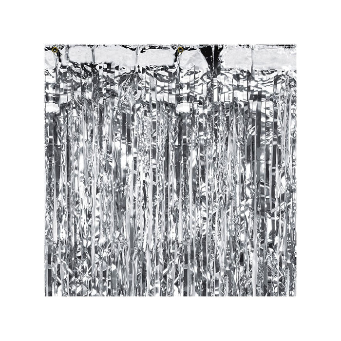 Türvorhang Lametta 90x250cm | Silber