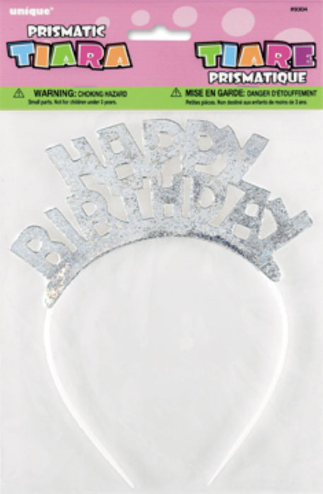 Haarreif Happy Birthday Silber 1St.