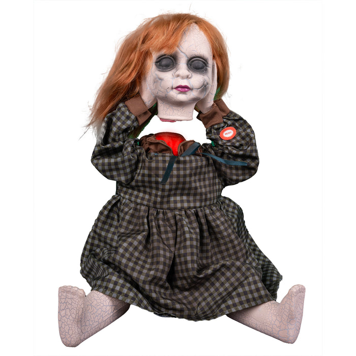 Enthauptete animierte Puppe - Halloween Dekoration | 27 cm