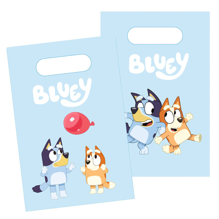 "Bluey" Serie | 8 Papier Partytüten 15,8x23,6cm