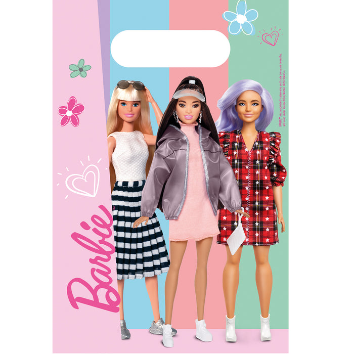 "Barbie Sweet Life" | 8 Papier Partytüten 23,6x15,8cm