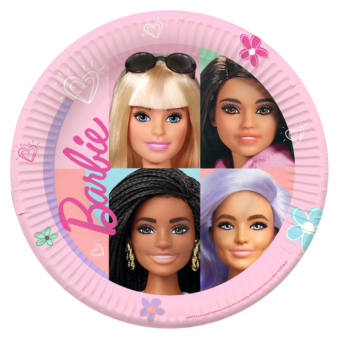 "Barbie Sweet Life" | 8 Pappteller Ø 23cm