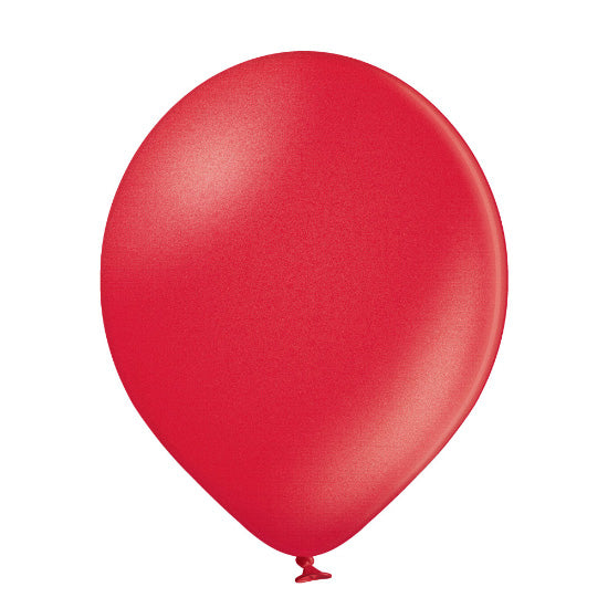 25 Stk. Luftballon Uni Metallic Ø 30cm | Rot #080