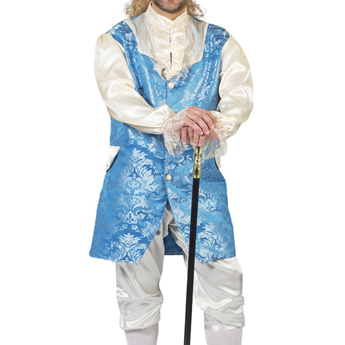 Barock Kostüm "Johannes" mit Weste für Herren | Hellblau