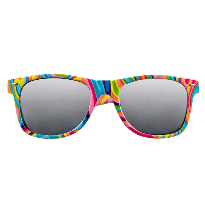 Partybrille "Fantasy" | Regenbogen Farben