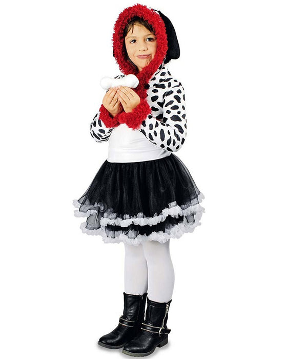 Dalmatiner Kostüm für Mädchen | Kleid mit Tütü