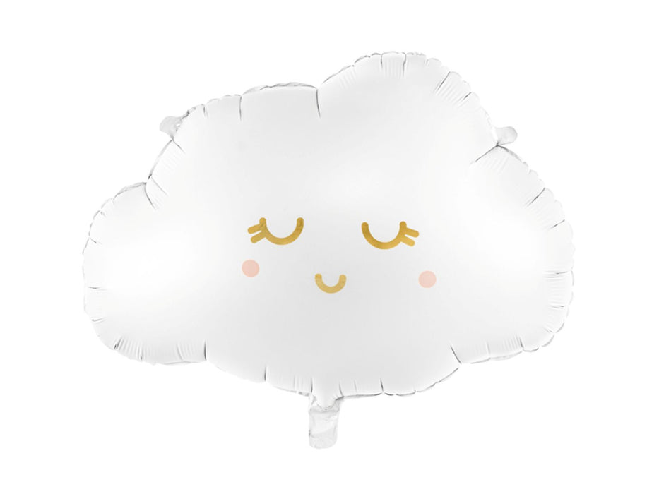 Shape Folienballon "Wolke" Weiß | 51 x 35 cm