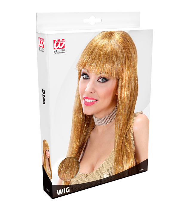 Perücke Glitzy Glamour | Gold