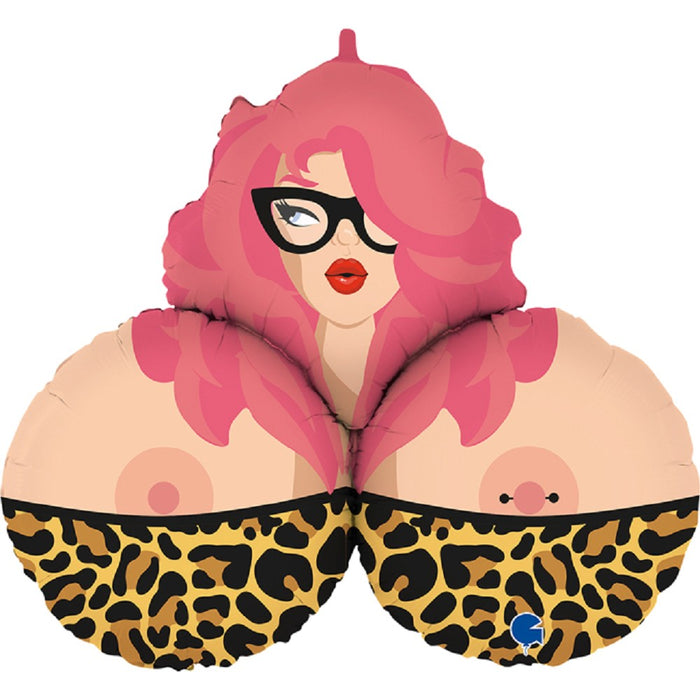 Shape Folienballon "Mrs. B" | 89 cm