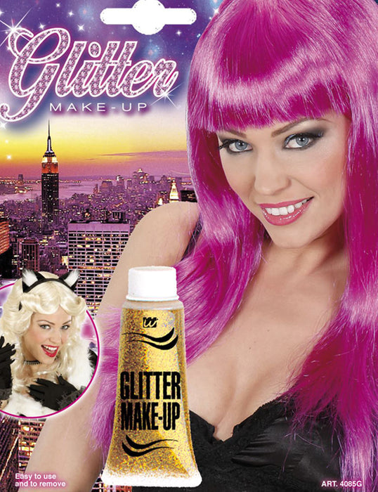 Glitter Make-up für Gesicht und Körper - 14 ml | Gold