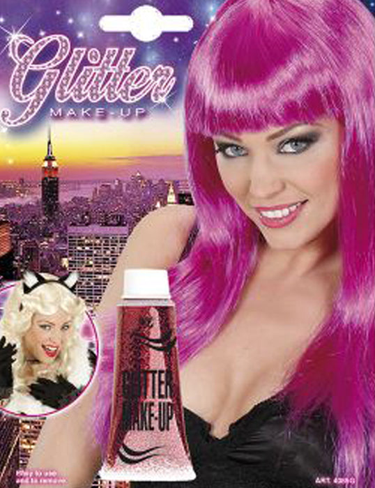Glitter Make-up für Gesicht und Körper - 14 ml | Rot