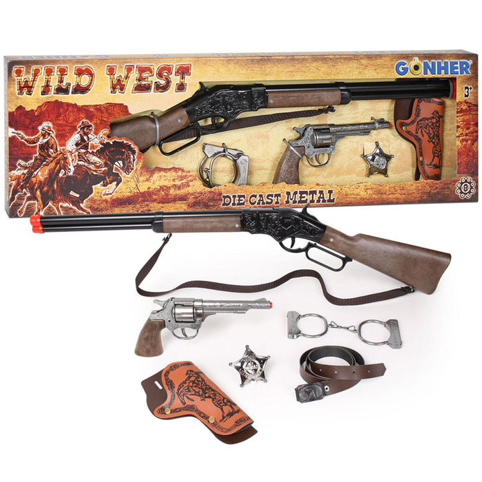 Gonher 498/0 Wild West Set zum Cowboy Kostüm - 6-tlg.