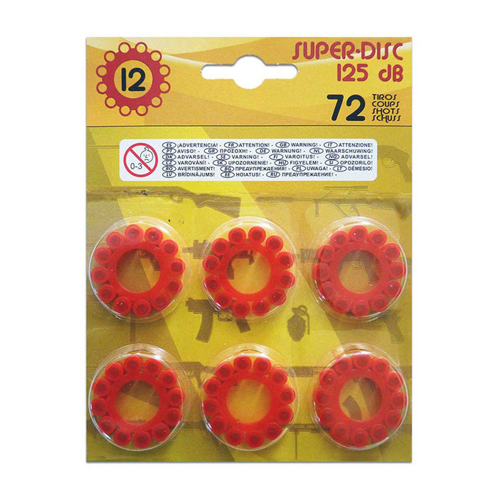 Gonher 72/12 Munitionsring Platzpatronen 12er | 72-Schuss