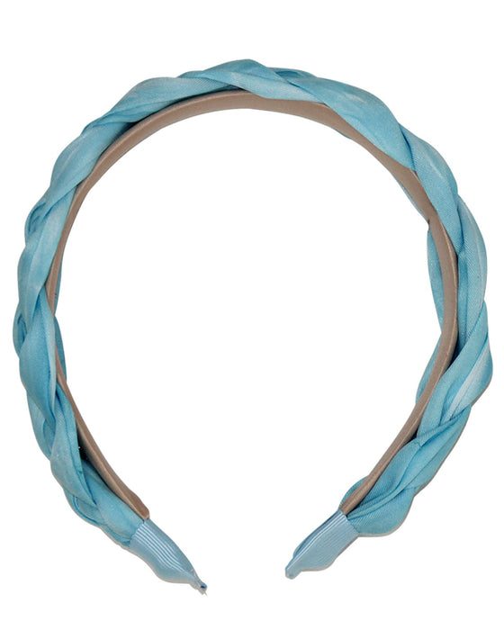 Flecht Haarreif "Jette" | Hellblau