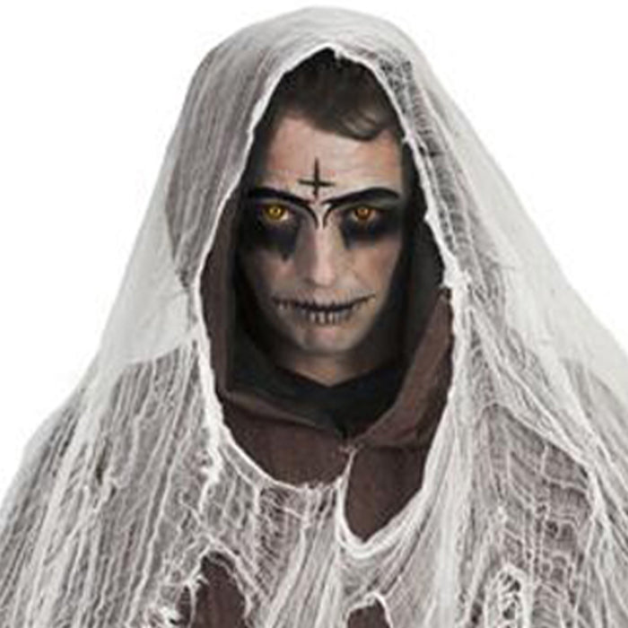 Dunkler Sensenmann Umhang - Halloween Verkleidung mit Kapuze | Braun