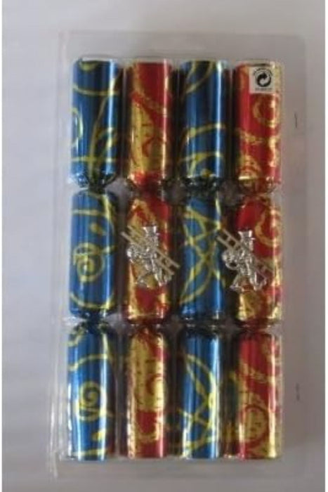 Knallbonbon Blau & Rot 22cm/4Stk.