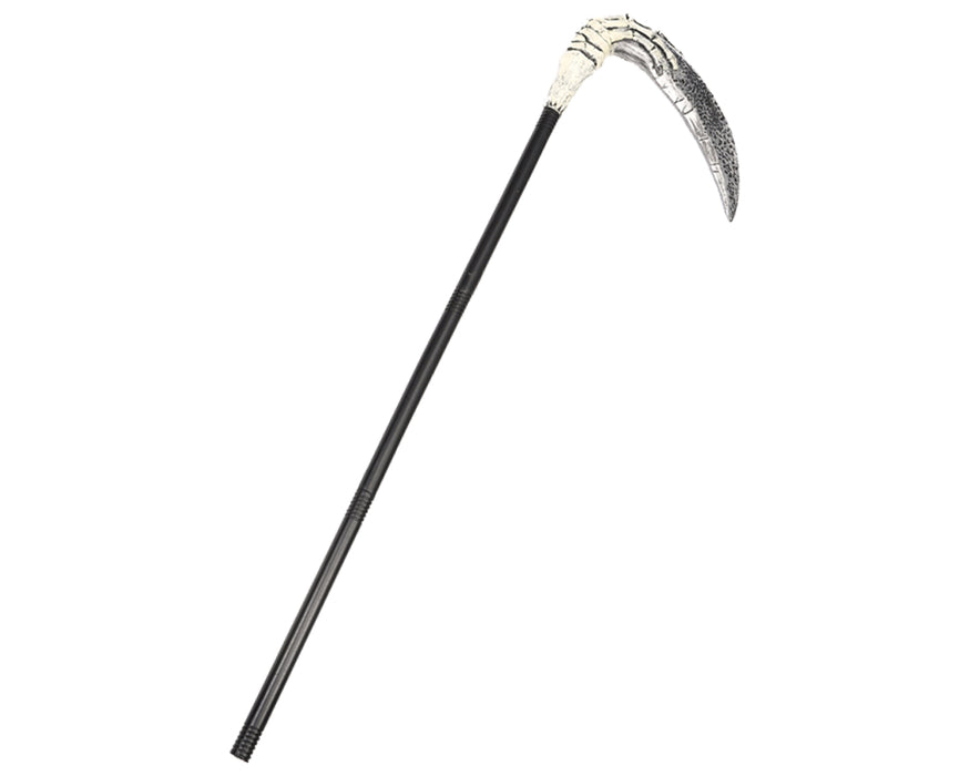 Knochen Sense zum Halloween Kostüm "Sensenmann" | 127 cm