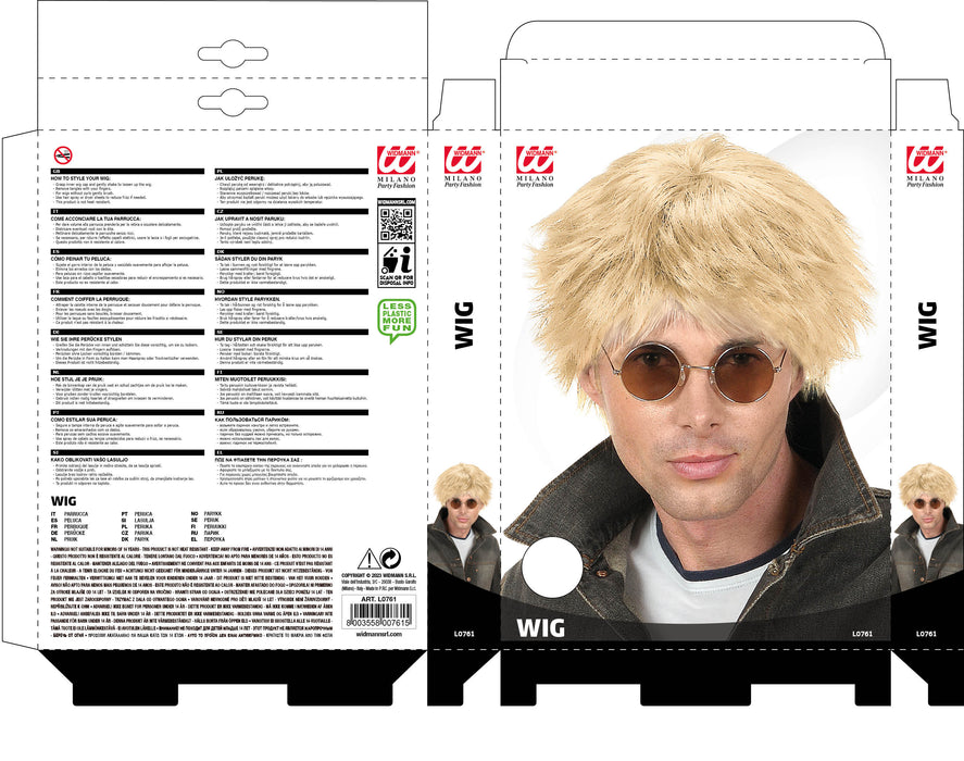 Perücke Beat | Blond