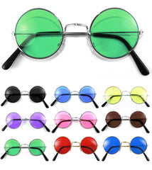 Lennon Brille | 60er 70er Jahre Party Kostüm Zubehör Nickelbrille