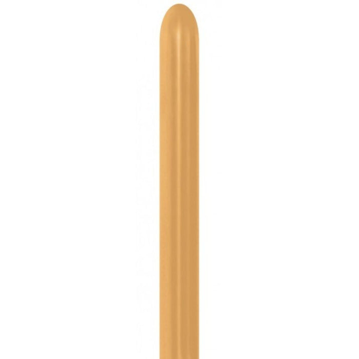 50 Stk. Modelling Ballons 260 Nozzle Up | Metallic Gold #570