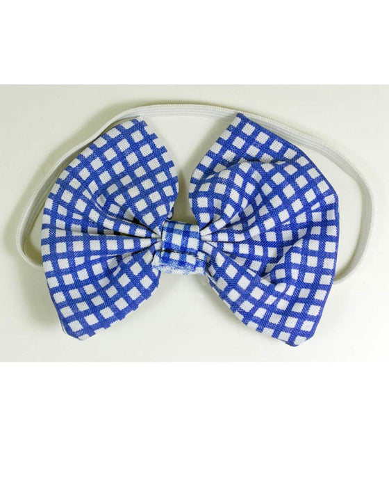 Oktoberfest Kostüm Weste und Fliege - Blau Weiß | Party Outfit