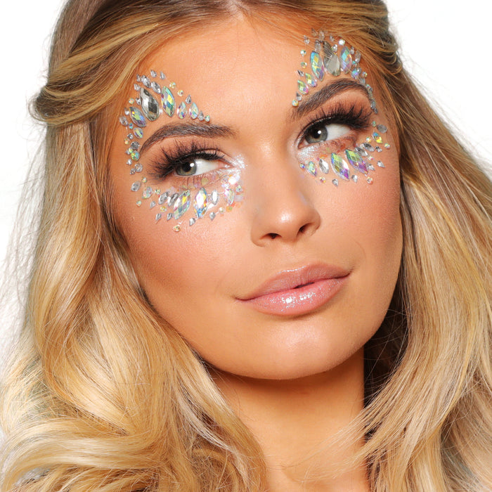 Face Jewels "Diamond Kiss" - Selbstklebende Glitzersteine