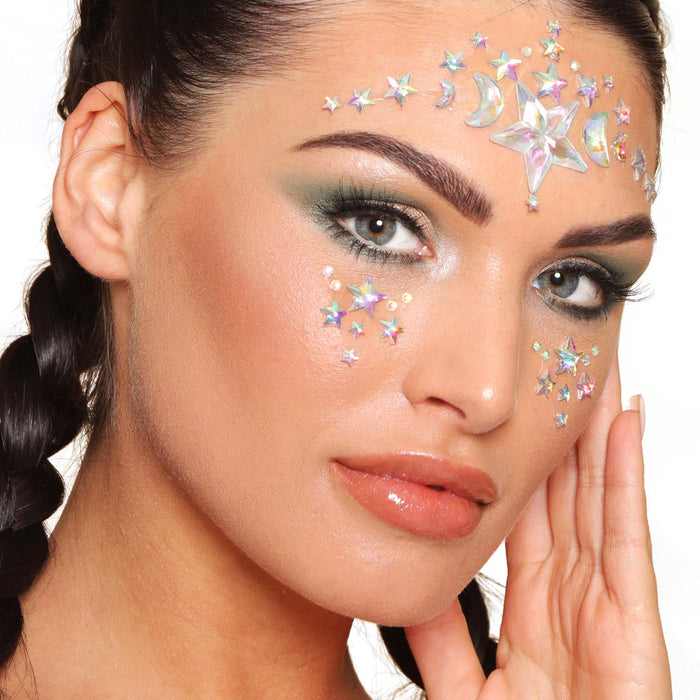 Face Jewels "Starry Eyed" - Selbstklebende Glitzersteine