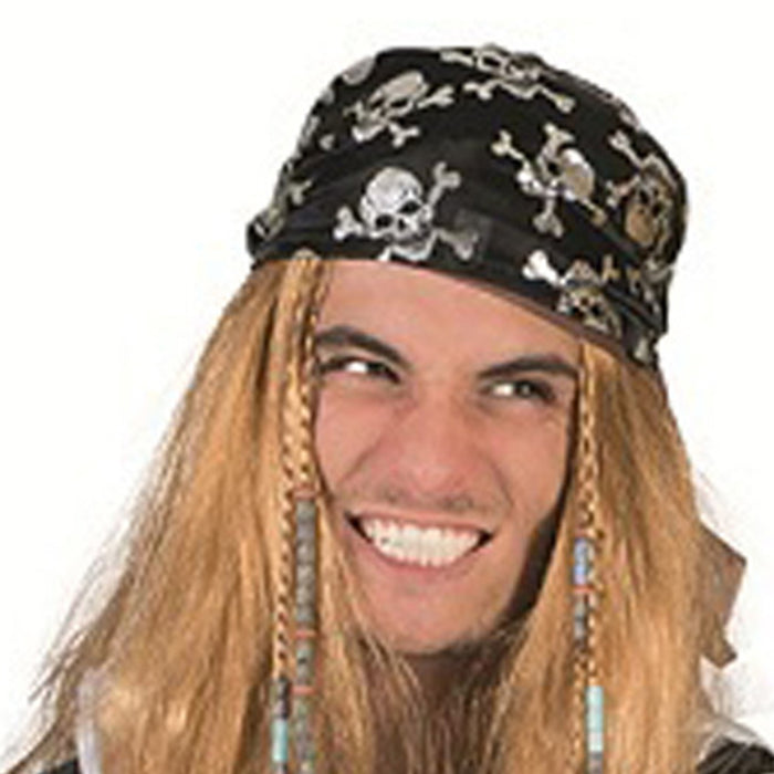 Pirat "Bill" Kostüm für Herren | Schwarz Rot