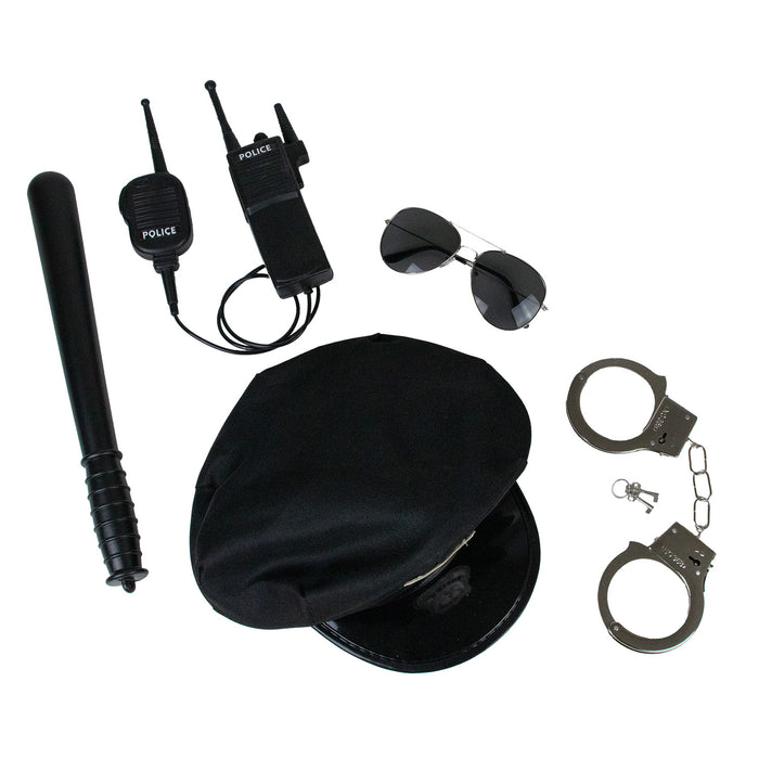 Kostüm-Set "Polizist" - 5-tlg. - 414043 | Polizei Police Verkleidung