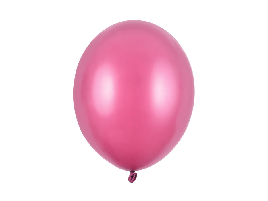 50 Stk. Luftballon Ø30cm "Uni Metallic" | Hot Pink