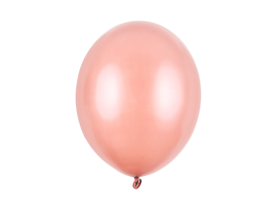 10 Stk. Luftballon Ø30cm "Uni Metallic" | Rosegold