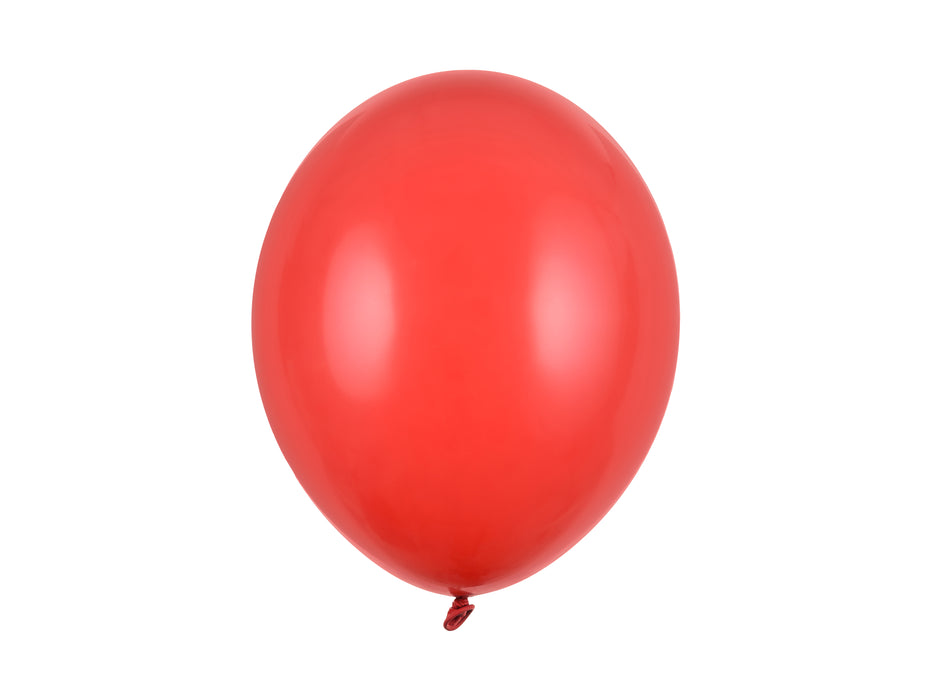 50 Stk. Luftballon Ø30cm "Uni Pastell" | Rot