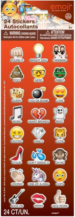 Sticker Emoji Dome-Sticker 24Stk.