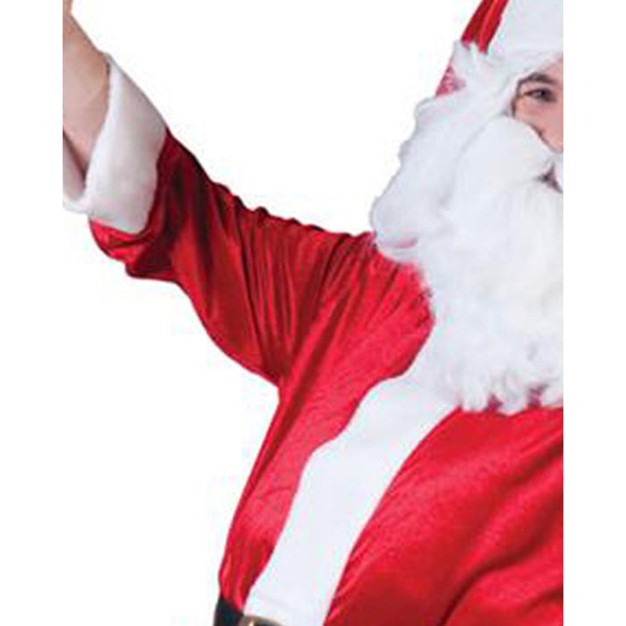 Weihnachtsmann Nikolaus Kostüm aus Samt | Rot