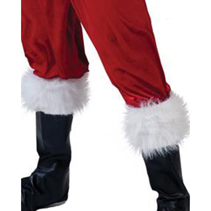 Weihnachtsmann Nikolaus Kostüm aus Samt | Rot