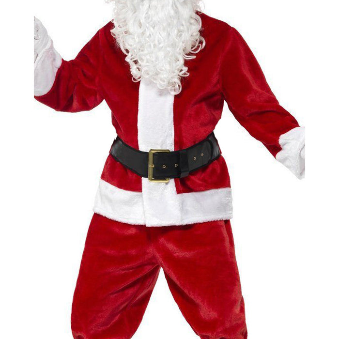 Weihnachtsmann Nikolaus Kostüm aus Samt | Rot