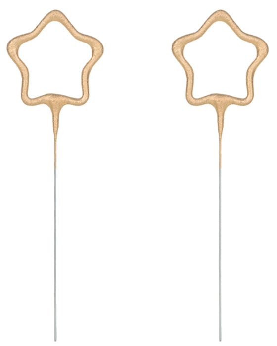 2 Wunderkerzen "Golden Stars" | Sterne