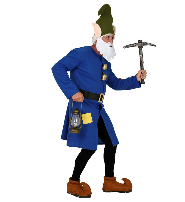 Zwergen Kostüm für Erwachsene - Blau | Wichtel Gnom Märchen Film