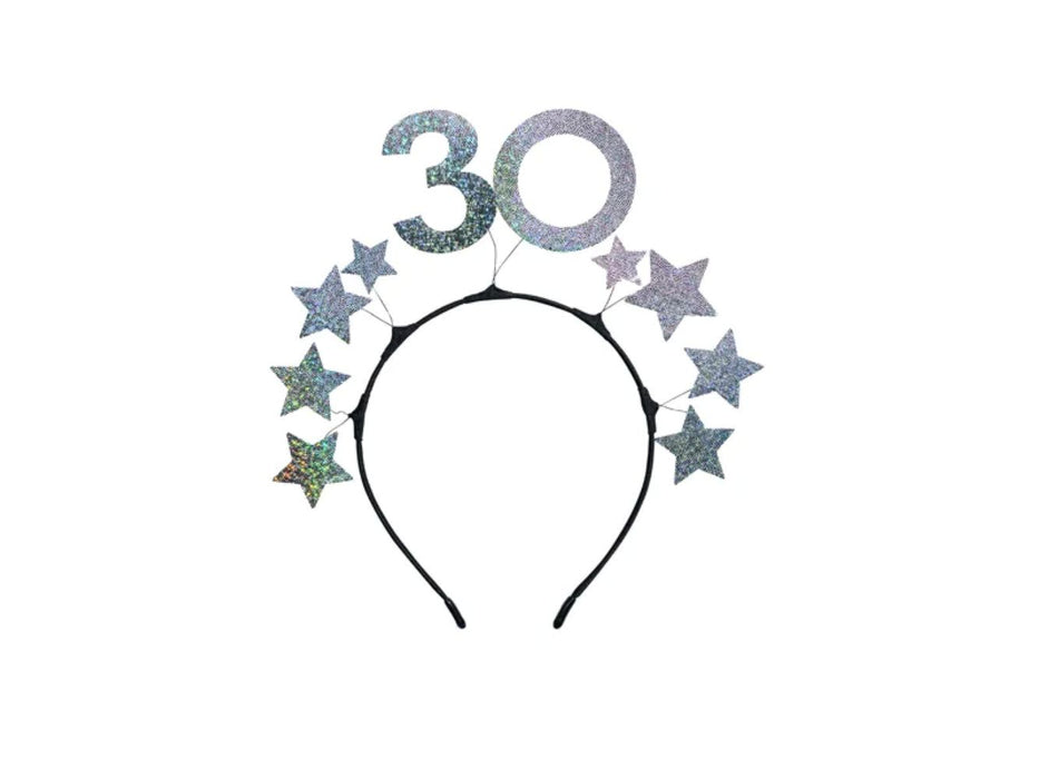 Haarreif mit Sternen #30 | Silber