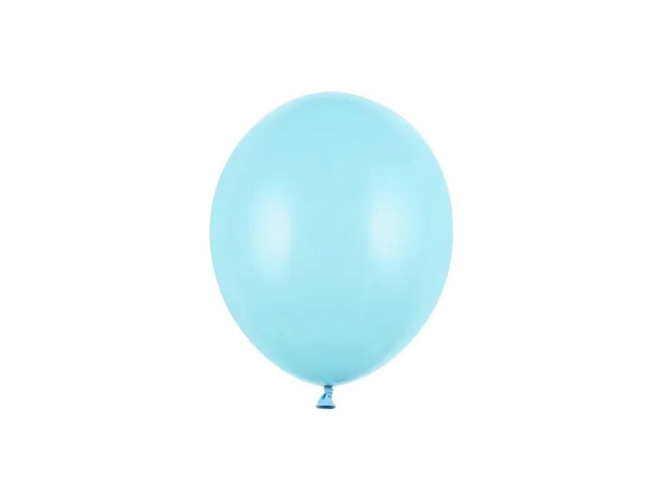 100 Stk. Luftballon "Uni Pastell" 12cm Ø | Light Blue