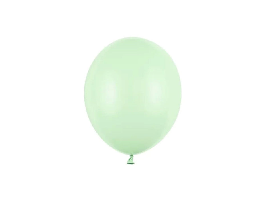 100 Stk. Luftballon "Uni Pastell" 12cm Ø | Pistachio