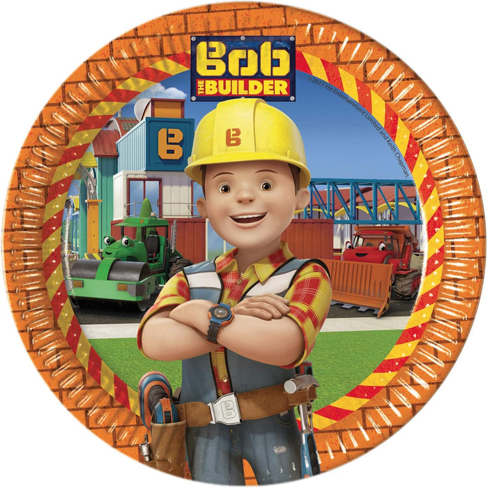 Pappteller Bob the Builder 23cmØ/8St.